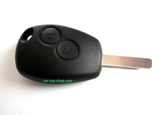 HU2 Llave Carcasa 2 Botones Renault Dacia Clio 3 Master III Kangoo Twingo - Imagen 1 de 5