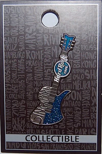 Hard Rock Cafe SINGAPORE Year 2020 Sculpted City Guitar Pin - Picture 1 of 1