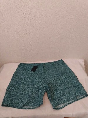 Bañador Zachary Prell azul Corolla para hombre pantalones cortos bolsillos cremallera talla 34 XL Foto 1 de 4