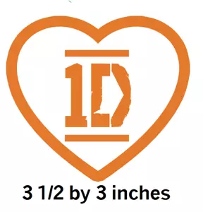 Adesivo murale logo Louis Tomlinson una direzione vinile adesivo 1D peel & stick art - Foto 1 di 1
