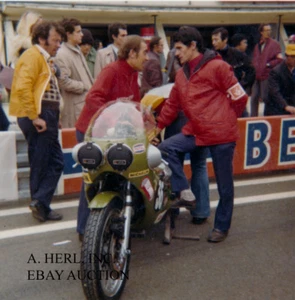 Moto Guzzi V7 Sport test rider Luciano Gazzola motorcycle racing photo photo - Picture 1 of 1