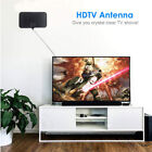 Durable Indoor Mini Digital HDTV TV Antenna 4K Aerial Amplifier Home Broadcast .