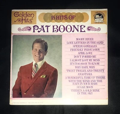 PAT BOONE - 15 GOLDEN HITS LP RECORDS - Image 1 of 3