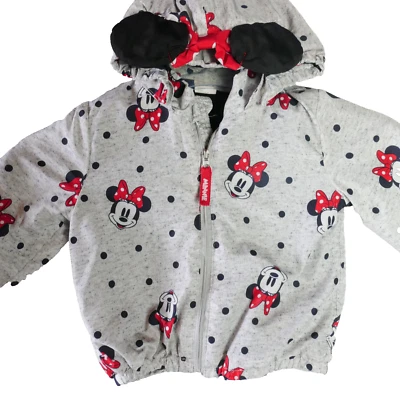 Sudadera con Capucha H&M Disney Niño Pequeño Talla 9M Minnie Mouse Cremallera Completa Foto 1 de 4