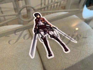 Attack on Titan - Anime - Mikasa Ackerman Custom Sticker Decal Vinyl manga - Picture 1 of 5