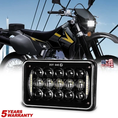 Faro halo LED 4x6" haz alto/bajo sellado EMC para Suzuki DRZ400SM DRZ400S DRZ250 Foto 1 de 4