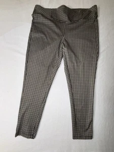 Zac & Rachel Sz 1X Plaid Slim Straight Ankle Pants - Picture 1 of 9