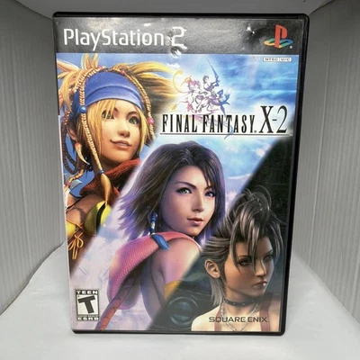 Final Fantasy X-2 (PlayStation 2 PS2) Excelente CIB Completo con Tarjeta Reg y Probado Foto 1 de 4
