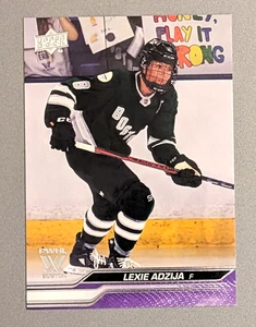 Flota Lexie Adzija 2024 cubierta superior PWHL primera edición púrpura paralelo #28 - Imagen 1 de 2