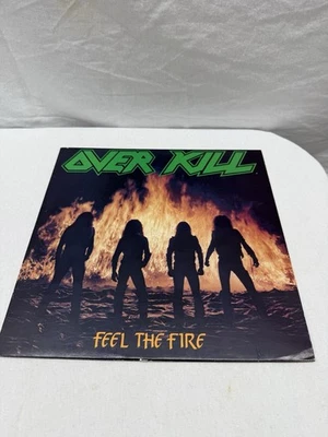 Overkill Feel The Fire LP Record 1985 Thrasher Rock - Image 1 of 4
