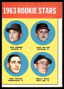 1963 Topps 1963 Rookie Stars Rookie Baltimore Orioles/Houston Colt .45s/San - Foto 1 di 2
