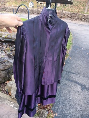 Vestido Blusa Falda Vintage Años 80 Gay Boyer 2 Piezas (Estilo Frontier 1800’s) Festival Foto 1 de 4