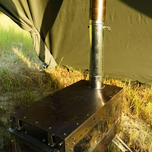 Ofenrohr mit Dämpfer Schornsteinrohr 2,36 Zoll mit Drosselklappe Abgasrohr für - Bild 1 von 6