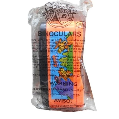 Whataburger 1997 Camp Whataburger Binoculars Premium Toy in Package - Image 1 of 4
