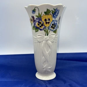 Belleek Ireland 8” Vase (M) - Picture 1 of 11
