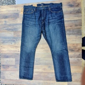 Polo Ralph Lauren Men's 40x32 Varick Slim Straight Pants Stretch in DK Blue NWT - Picture 1 of 13