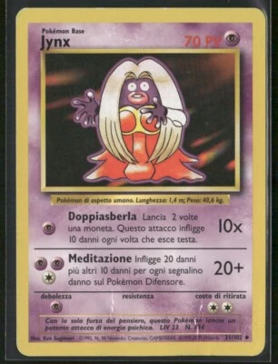 Pokemon TCG Jynx 31/102 Unlimited Base Set Italian - Image 1 of 4