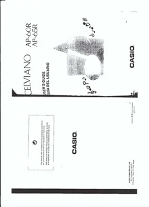 Casio Bedienungsanleitung user manual für AP-60R / AP-65R Copy - Picture 1 of 1