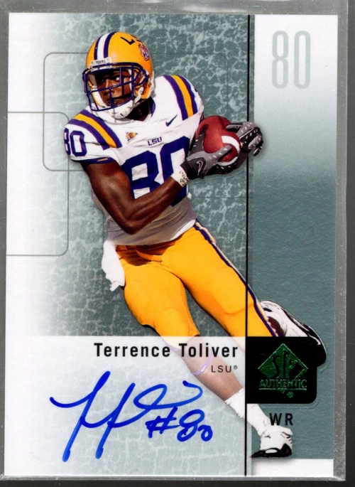 B3818- 2011 SP Authentic Autographs #31 Terrence Toliver D Auto SAMPLE PIC - Image 1 of 2