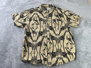 LRG Shirt Mens Medium Brown Lifted Research Group Giraffe Skateboarding Skater - Picture 1 of 11