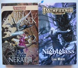 Pathfinder Dungeons Dragons Nightglass + Mark Nerath p/b book lot - Bild 1 von 3