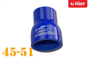 Tubo de manguera de unión reductor recto de silicona de 4 capas 45 mm - 51 mm 1-3/4" 1,75" a 2" - Imagen 1 de 7