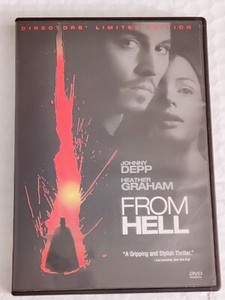 From Hell DVD Empty Case W/ Program Card! Johnny Depp/Heather Graham 