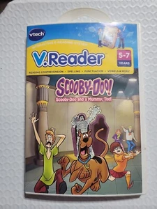 V Reader Scooby Doo and a Mummy Too Animated Book Cartridge 5-7 Years V-Tech - Picture 1 of 1