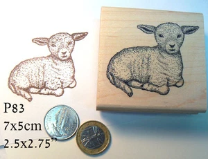 P83 Lamb rubber stamp  - Picture 1 of 1