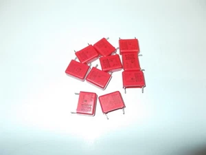 Condensador de poliéster Wima MKC4 (PET), 1,5 μF, 63 V cc ±10%, 10 unidades, #K-28-11 - Imagen 1 de 2