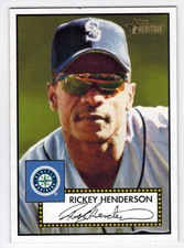 RICKEY HENDERSON cards ***** U PICK ***** (Buy 2 or more 50% DISCOUNT)