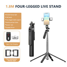 Extendable Bluetooth Wireless Selfie Stick Tripod Foldable For iPhone Universal