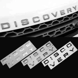 Genuine New LAND ROVER DISCOVERY BOOT BADGE GRAY Rear Emblem - Imagen 1 de 1