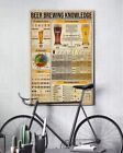 Beer Brewing Knowledge Poster Beer Brewing Poster hot!!! gift poster new!!!