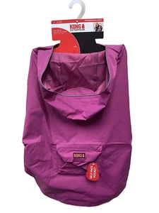 Kong Pink Packable Rain Jacket for your Dog, Xl - Picture 1 of 4