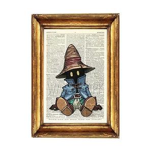 Vivi Final Fantasy Dictionary Art Print Poster Picture Kingdom Hearts IX Game - Picture 1 of 1