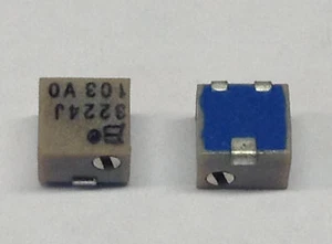 2 Stück Bourns Trimmerwiderstände – SMD 10Kohms - 11 TURNS (M7618) - Picture 1 of 5