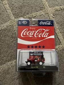 M2 Machines Coca-Cola 1944 Jeep MB Chase 1/750 4th Of July 2023 (Chase) - Picture 1 of 7
