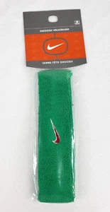 Vintage Nike Swoosh Green with Red Swoosh Headband - New - Picture 1 of 4