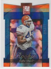 2002 Donruss Elite Aspirations Die-Cut RC #182 ANDRA DAVIS Browns Florida /45