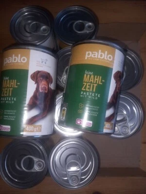 PABLO Feine Mahlzeit 12x400g Dose  VPE  Pastete mit Wild - Bild 1 von 4