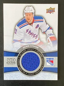 Derek Stepan 2015-16 UD Game Jersey #GJ-DS New York Rangers - Picture 1 of 2