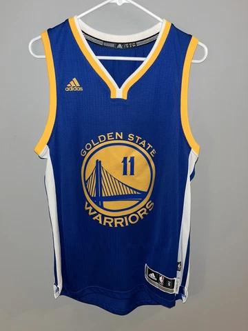 Golden State Warriors Klay Thompson Adidas Swingman Jersey Mens S Length +2 EUC Cover