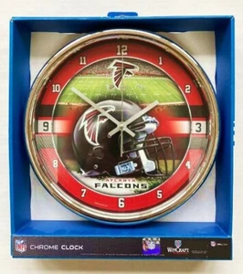 NEU 12" NFL Atlanta Falcons Wanduhr - Bild 1 von 2