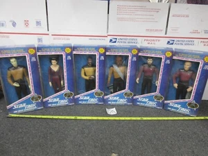 Star Trek action figures PLAYMATES LaForge Troi Data Picard and more! ENESCO LOT - Picture 1 of 19