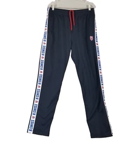 K-Swiss track gym pants men's large Blue Outdoor Sports Lounge - Picture 1 of 11