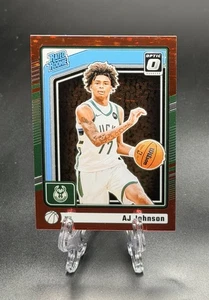 2024-25 Donruss Optic AJ Johnson Rated Rookie Red Stars International RC SP #277 - Bild 1 von 2