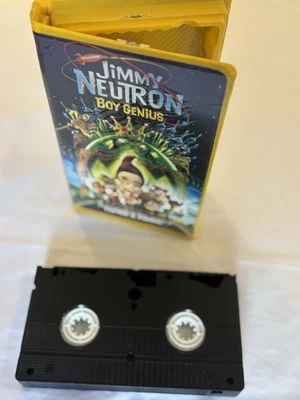 Nickelodeon Jimmy Neutron Boy Genius VHS Cassette Tape Rated G Paramount - Изображение 1 из 4