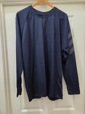 Adidas Basquete Esportivo Manga Longa Atirador, Colegiado Azul Marinho, X-Grande F18BMSPT40 - Imagem 1 de 2