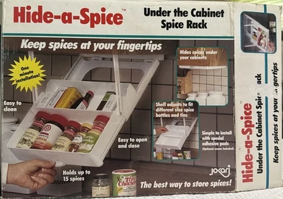 Under Cabinet Kitchen Spice Organizer - New in Sealed Box - Изображение 1 из 4